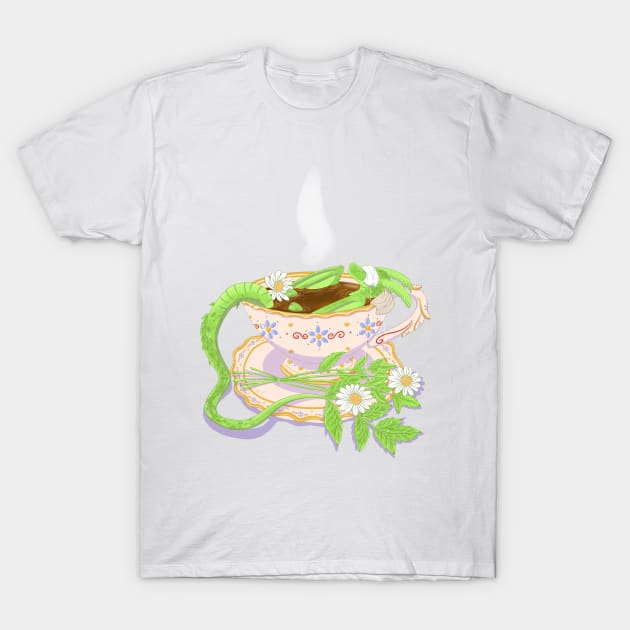 Drink Dragon Chamomile T-Shirt by GSMare